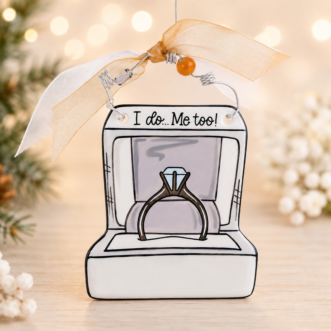 I Do Ring Box Ornament